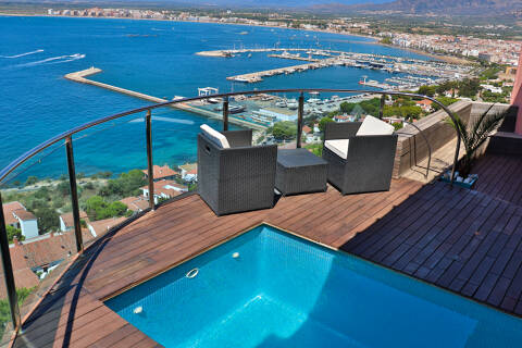 Magnifica casa con vista panoramica sul mare a Puig Rom, Roses, Costa Brava