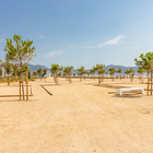 Transfergeschäft vor dem Meer Empuriabrava, Costa Brava