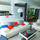 For sale beautiful loft-style villa on the large canal and mooring Empuriabrava 