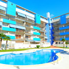 En venta moderno piso de 2 habitaciones con piscina Santa Margarita, Roses