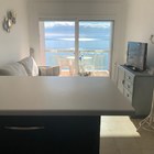 Splendid 1 bedroom apartment on the first line of the sea with parking Roses