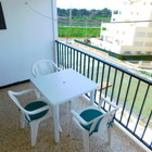 For sale apartment with 1 bedroom, terrace and parking in front of the sea Empuriabrava