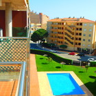 Holiday flat with 2 bedrooms, swimming pool and parking in Santa Margarita, Roses