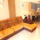 Location annuelle appartement avec 2 chambres et parking à Santa Margarita, Roses