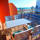 Tourist rental Penthouse with beautiful terrace and side views of the sea Empuriabrava, Costa Brava