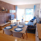 En venta moderno apartamento 2 habitaciones y piscina Santa Margarita, Roses 