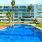 Moderne Saisonvermietung 1-Zimmer-Wohnung mit Parkplatz und Pool Roses, Costa Brava