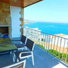 Venta apartamento con dos habitaciones, parking y vista mar, Roses