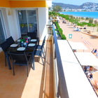 Vacation apartment with a large terrace and a wonderful sea view in Salatar, Roses