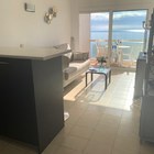 Splendid 1 bedroom apartment on the first line of the sea with parking Roses