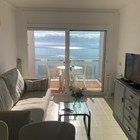 Splendid 1 bedroom apartment on the first line of the sea with parking Roses